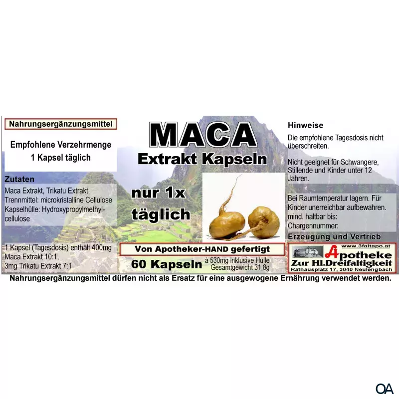 Maca Extrakt Kapseln