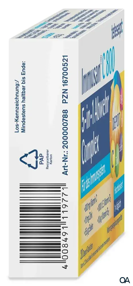 tetesept Immusan® C 800 5 in 1 Abwehr Complex Depot-Tabletten