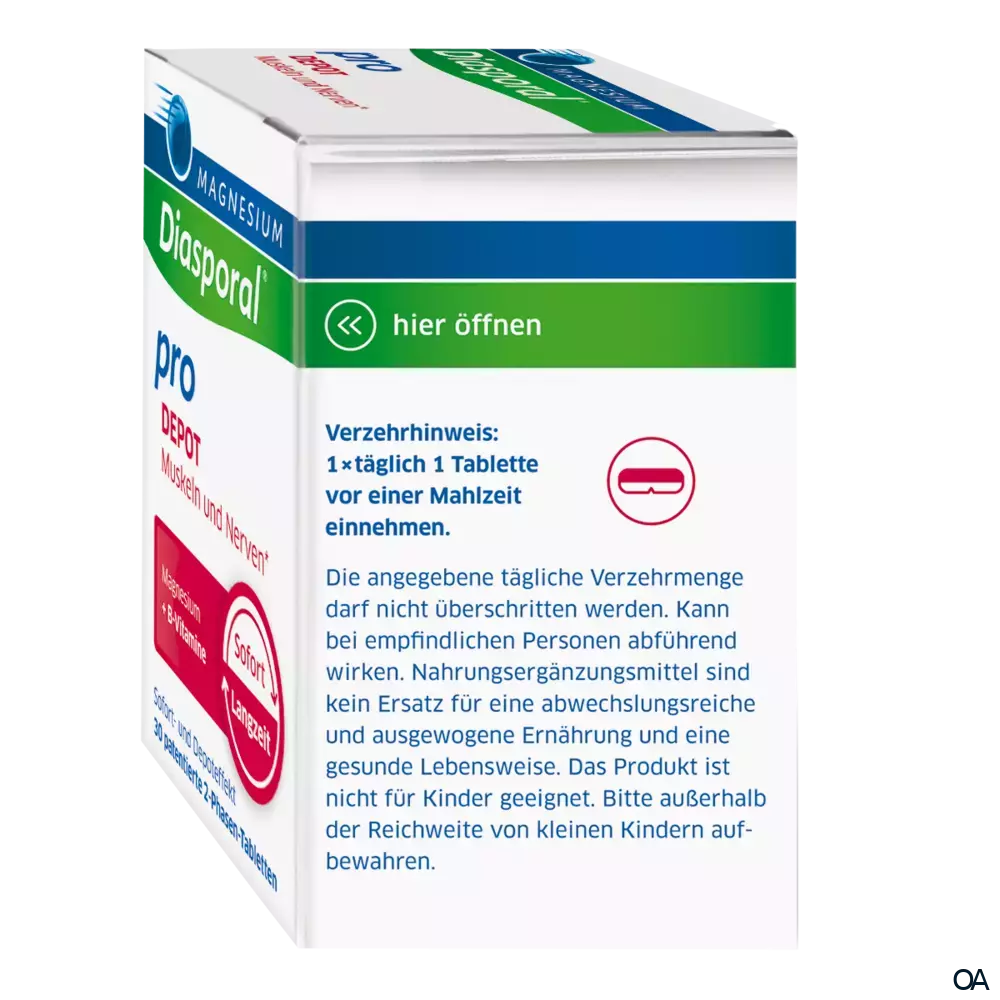 Magnesium Diasporal® Pro DEPOT Muskeln und Nerven* Tabletten
