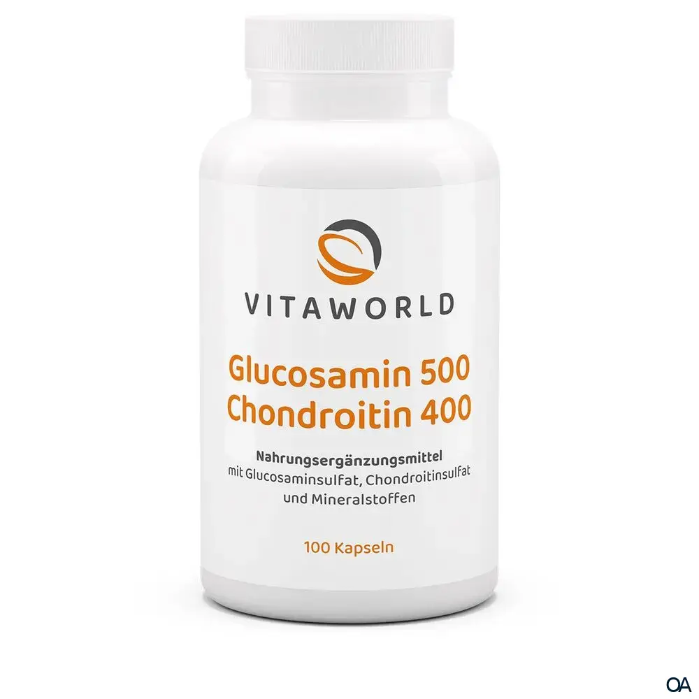 Vitaworld Glucosamin 500 + Chondroitin 400 Kapseln