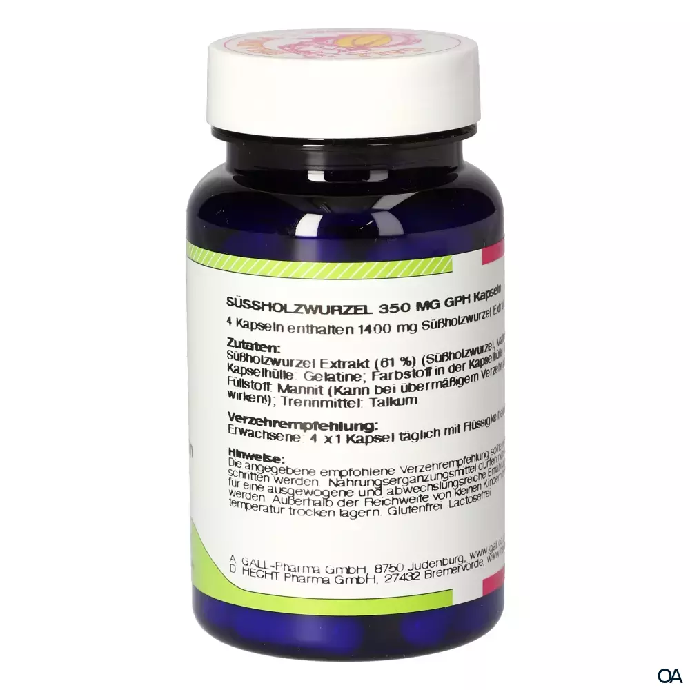 Gall Pharma Süßholzwurzel 350 mg Kapseln