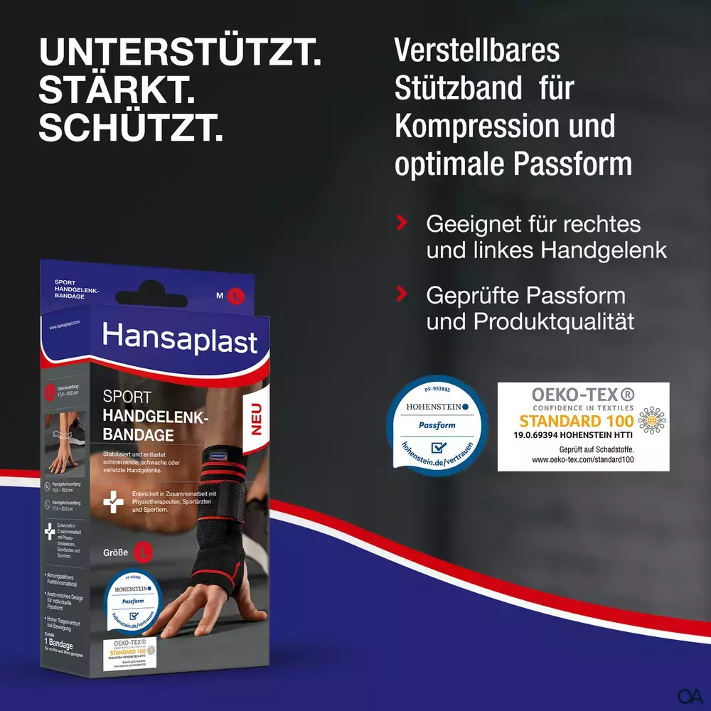 Hansaplast Performance Handgelenk-Bandage S/M
