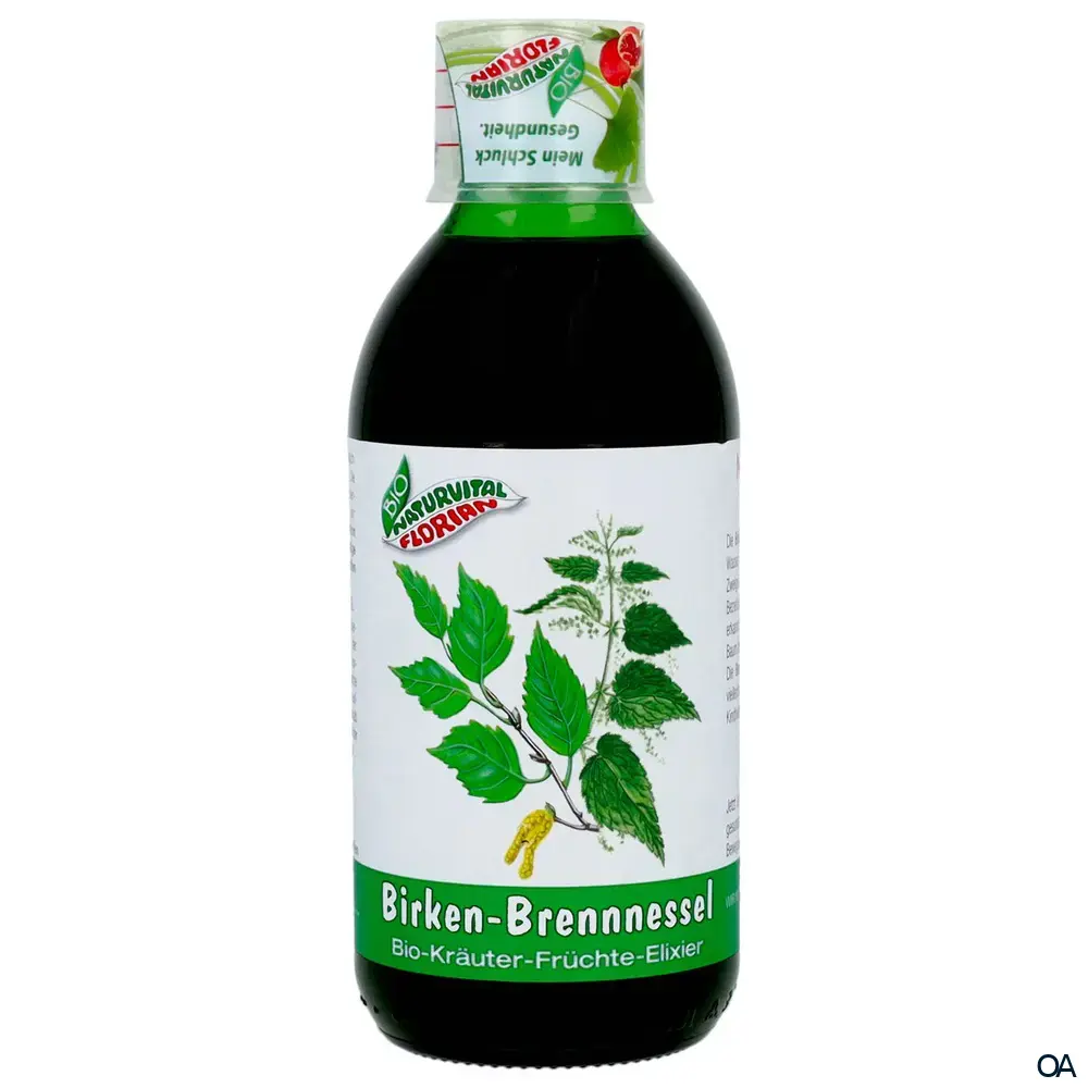 Bio Naturvital Florian Birken Brennnessel Bio-Kräuter-Früchte-Elixier