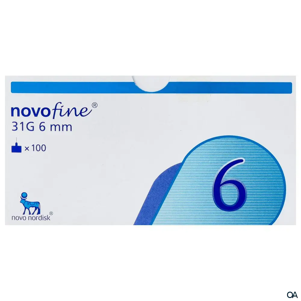NovoFine® Insulinpen-Nadeln 31 G (0,25 x 6 mm) NovoFine® Insulinpen-Nadeln 31 G (0,25 x 6 mm)