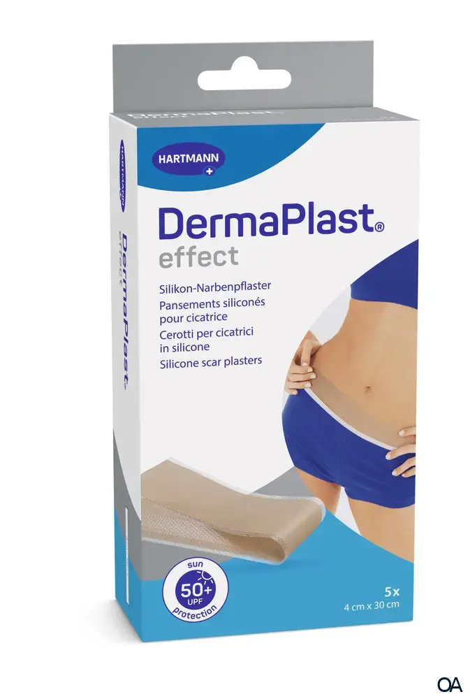 DermaPlast® effect Silikon-Narbenpflaster, 4 x 30 cm