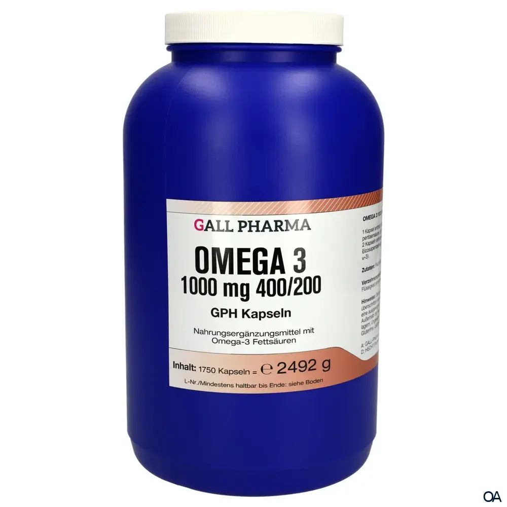 Gall Pharma Omega 3 1000 mg 400/200 Kapseln