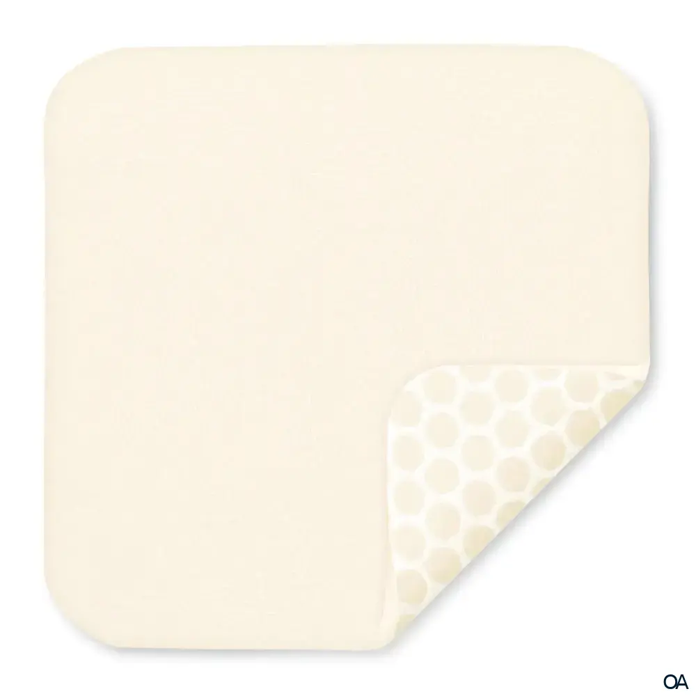 HydroTac® Schaumverband mit Gelbeschichtung steril, 15 x 15 cm