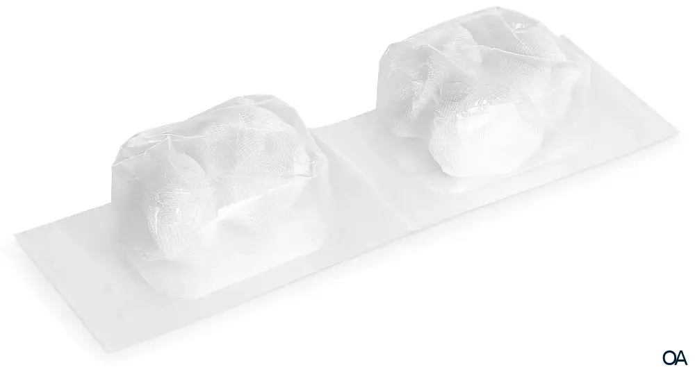 Pagasling®  Schlinggazetupfer aus Verbandmull steril, Größe 3 - pflaumengroß, 20 x 5 Stück