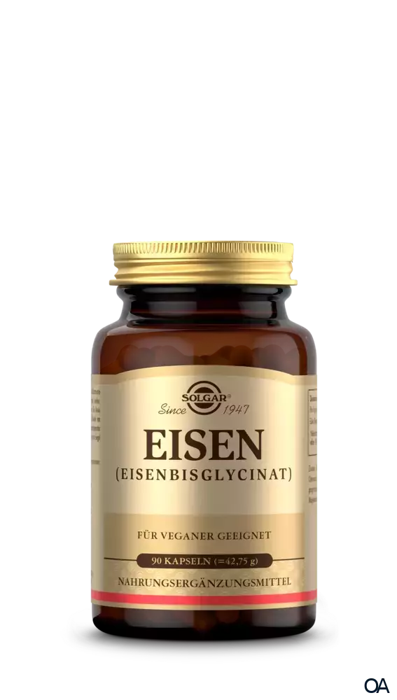 Solgar® Eisen (Eisenbisglycinat) Kapseln