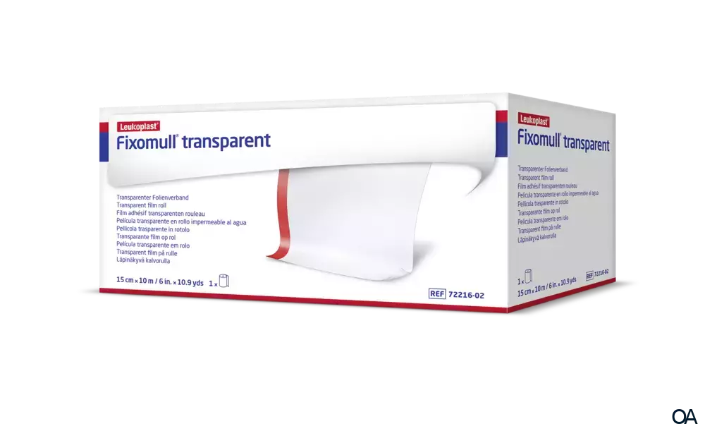 Leukoplast Fixomull® transparent Folienverband 15cm x 10m