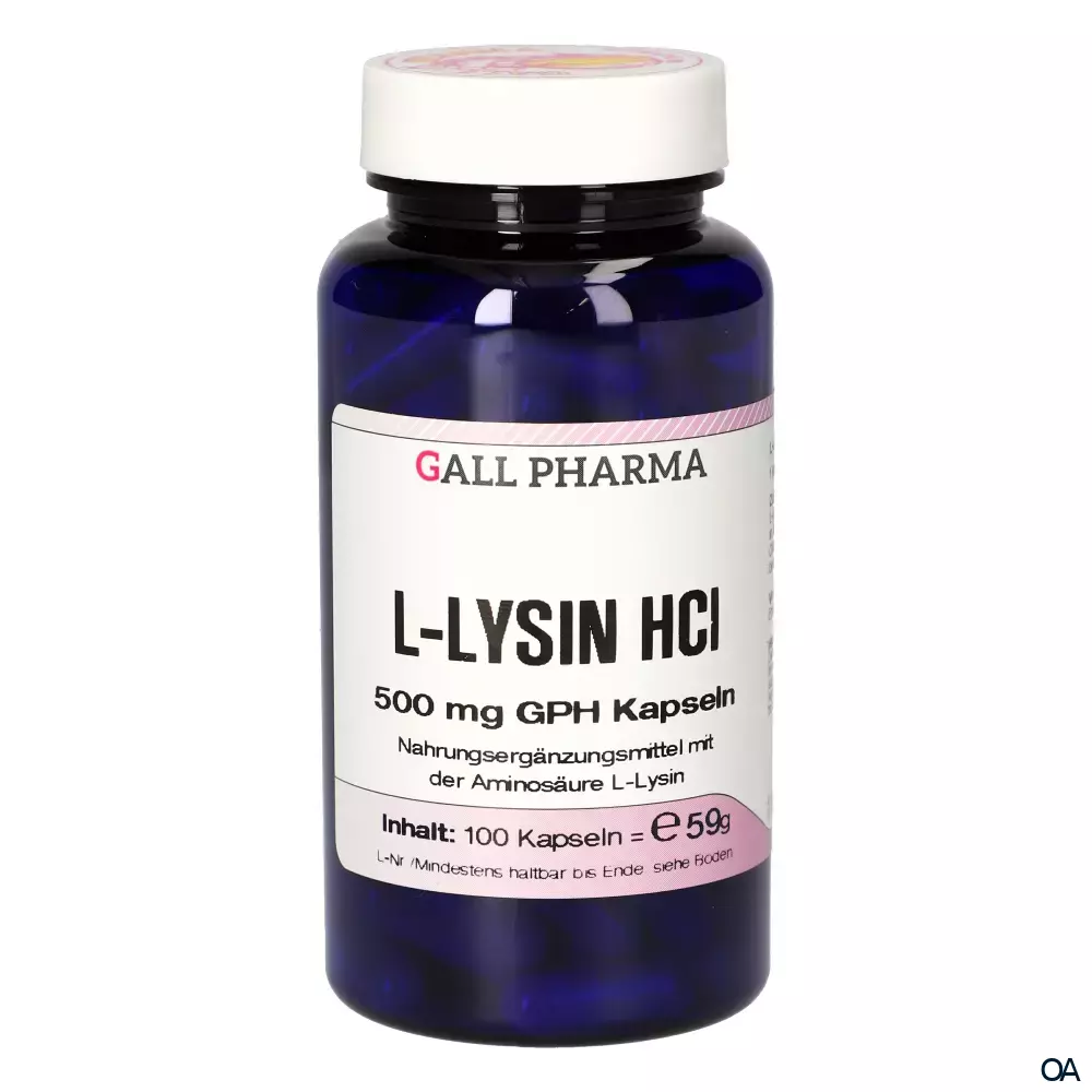 Gall Pharma L-Lysin HCl 500 mg Kapseln