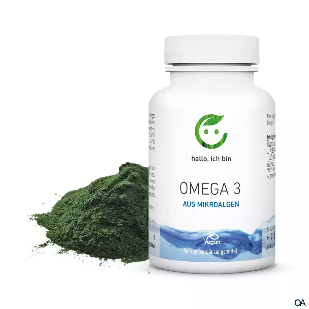 hallo, ich bin Omega 3 aus Mikroalgen Kapseln