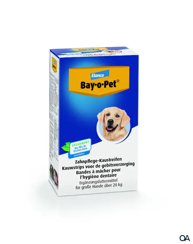 Bay-o-Pet® Kaustreifen mit Spearmint für große Hunde über 20 kg