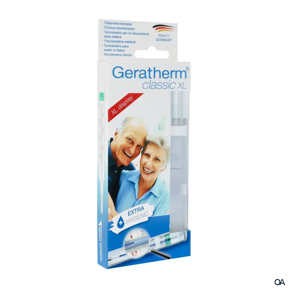 Geratherm® classic XL Glasthermometer - Lupeneffekt