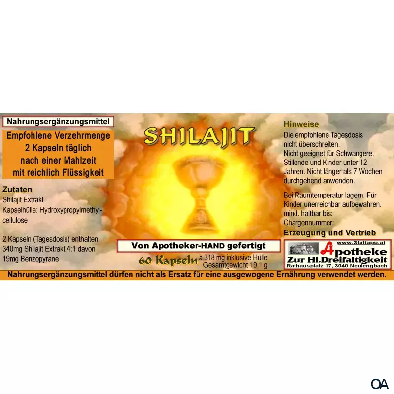 Shilajit Extrakt Kapseln