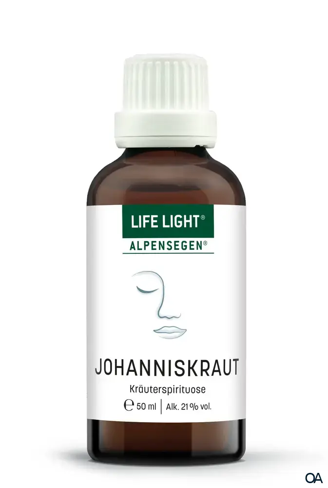 Alpensegen Johanniskraut Kräuterspirituose