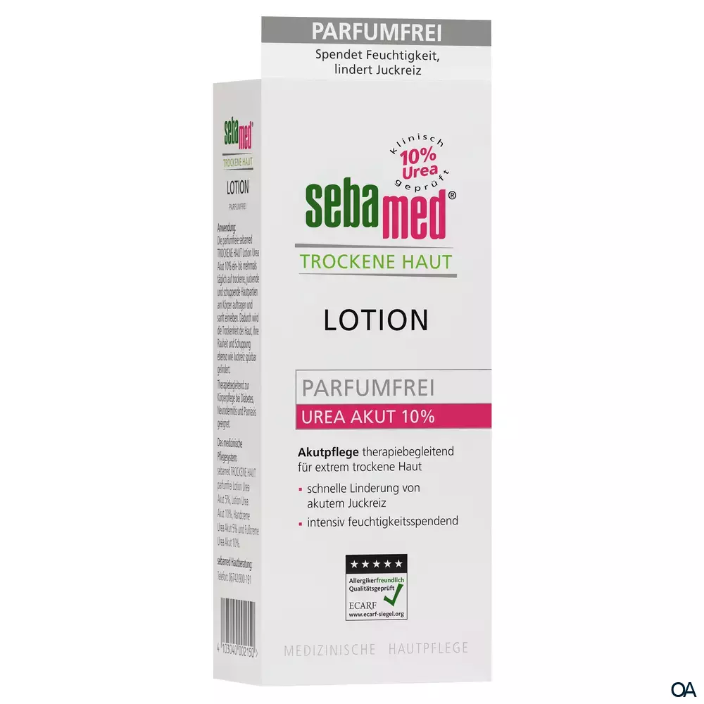 Sebamed Trockene Haut Urea Akut 10 % Lotion parfumfrei