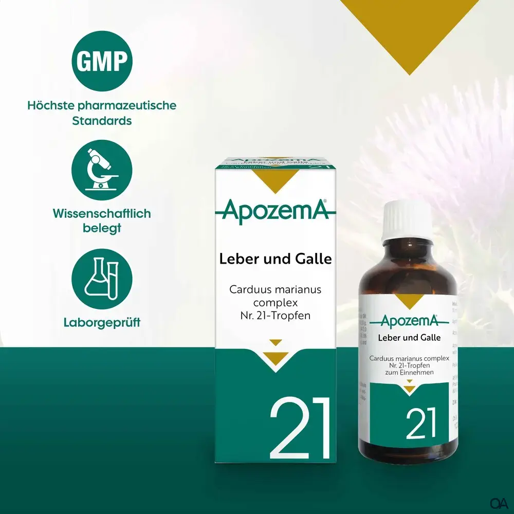 Apozema® Leber und Galle Carduus marianus complex Nr.21-Tropfen zum Einnehmen