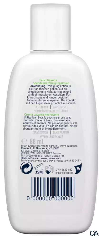 CeraVe Feuchtigkeitsspendende Reinigungslotion