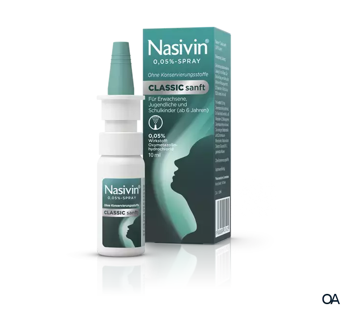 Nasivin Classic sanft 0,05 % Nasenspray