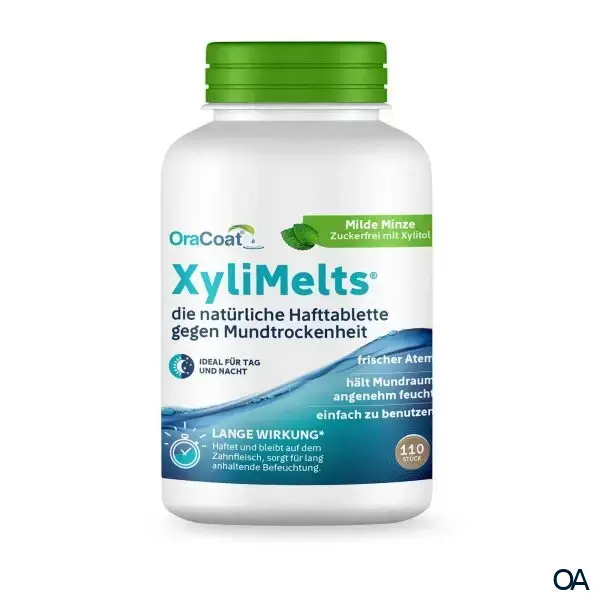 OraCoat XyliMelts Hafttabletten Milde Minze