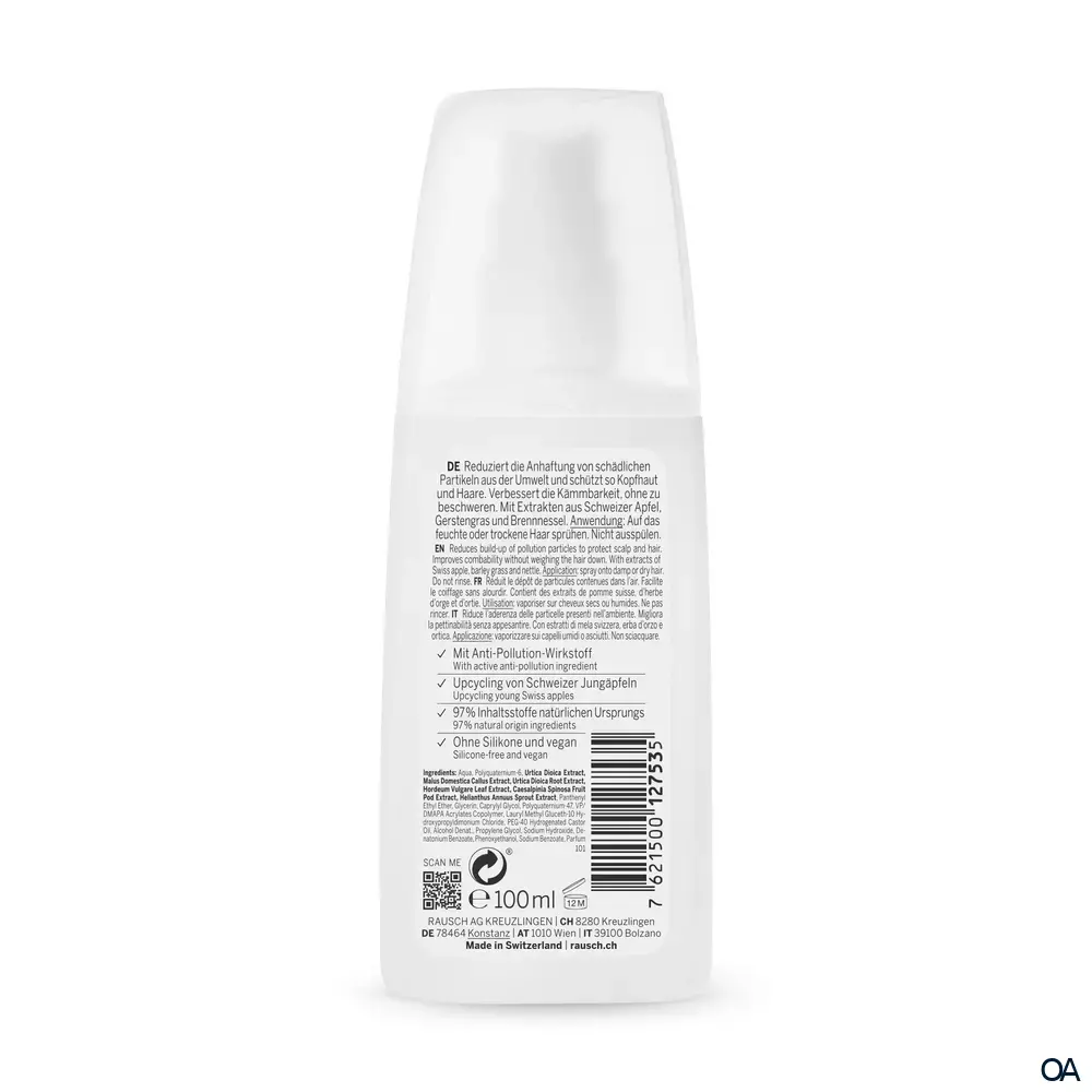 RAUSCH Anti-Pollution-Spray mit Schweizer Apfel