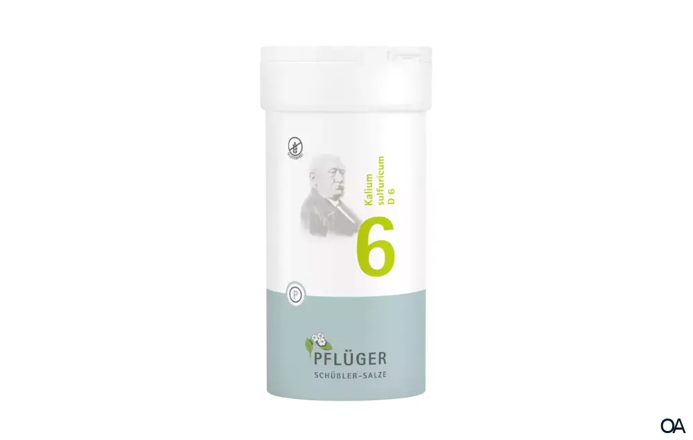 BIOCHEMIE PFLÜGER® Nr. 6 Kalium sulfuricum D 6 Tabletten