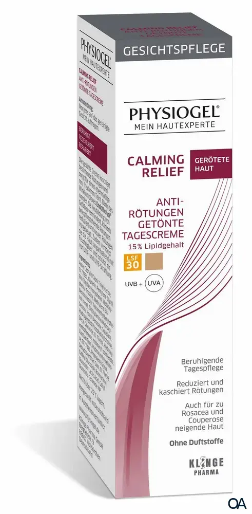 Physiogel® Calming Relief Anti-Rötungen Getönte Tagescreme LSF30