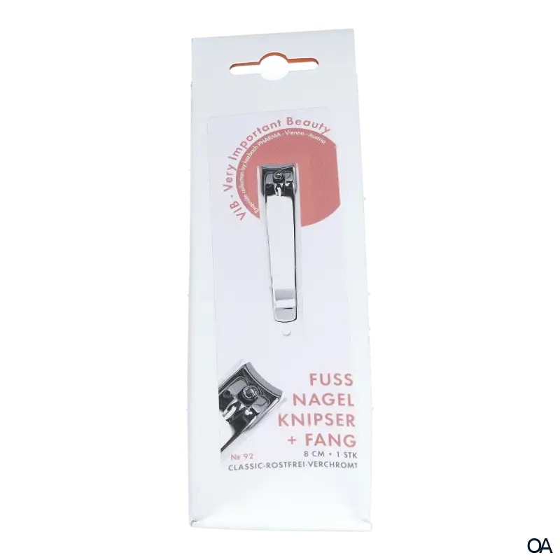 Kozbach Pharma 92 Fußnagelknipser konkave Schneide, mit Nagelfang, 9 cm
