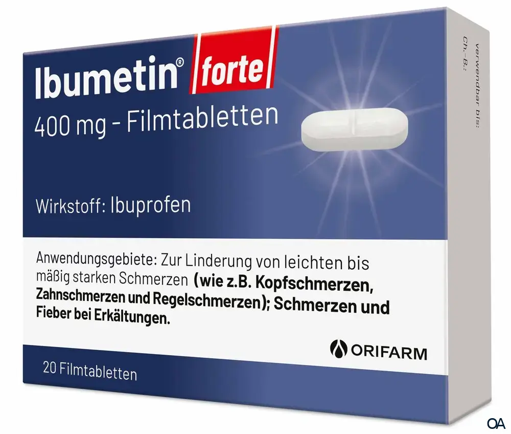 Ibumetin® forte 400 mg Filmtabletten