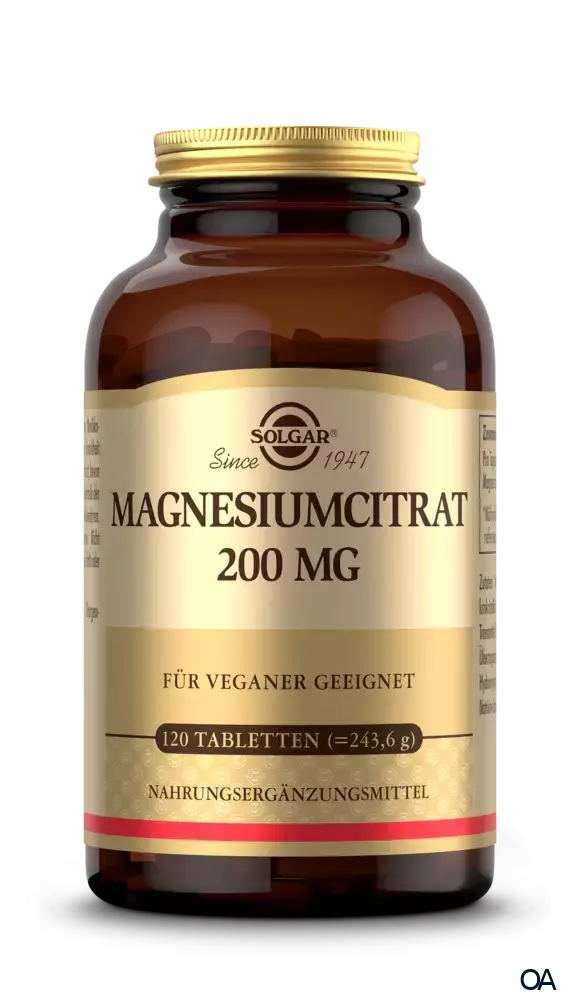 Solgar® Magnesiumcitrat 200 mg Tabletten