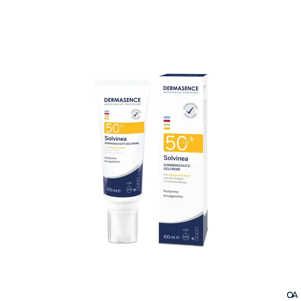Dermasence SolvineaMed Sonnenschutz-Gelcreme LSF 50+