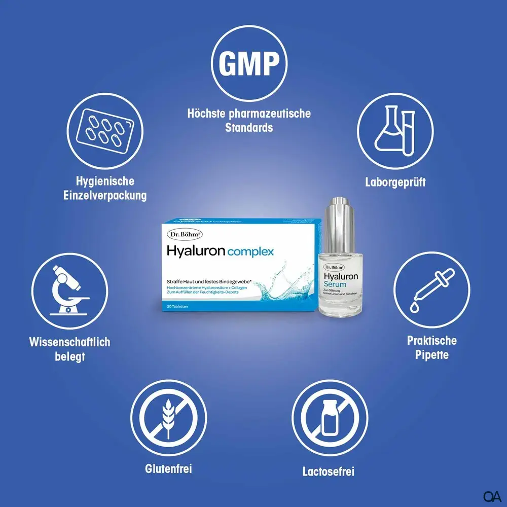 Dr. Böhm® Hyaluron complex Tabletten + Hyaluron Serum