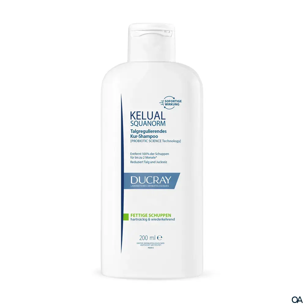Ducray Kelual Squanorm Talgregulierendes Kur-Shampoo - Fettige Schuppen