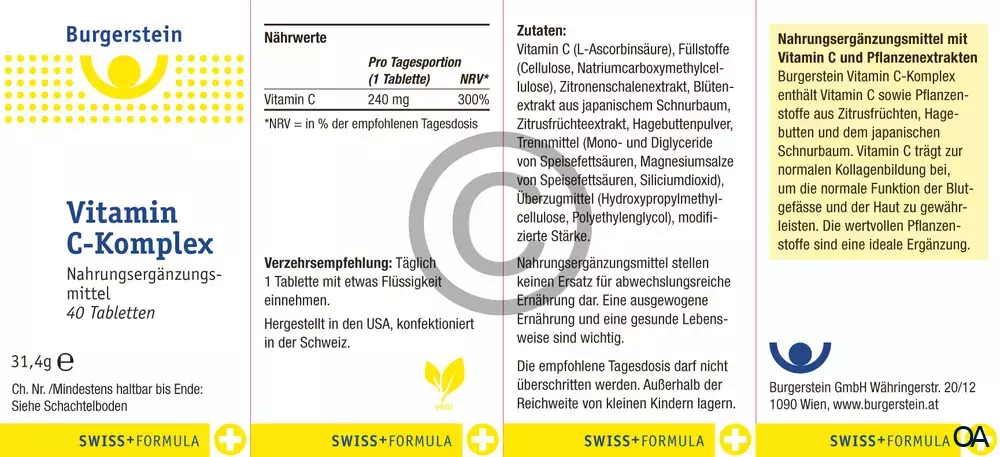 Burgerstein Vitamin C-Komplex